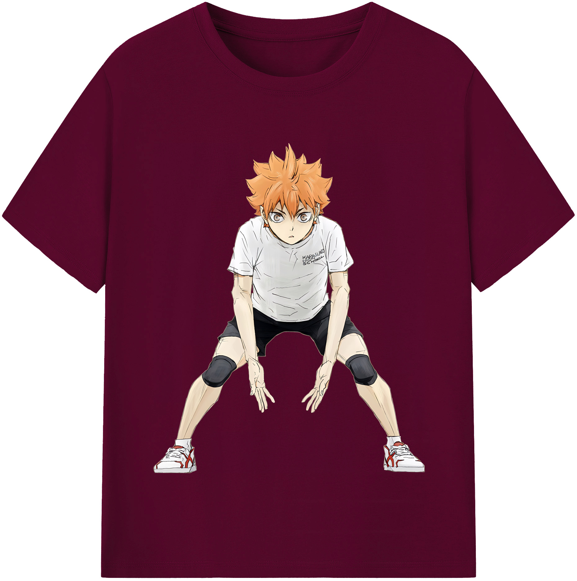 （画像用） ハイキュー!! Haikyu!! レディースカジュアルプリントTシャツ（綿100％）